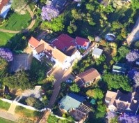 Bird's eye view of The White House